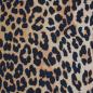 Preview: Baumwoll-Twill Leo beige schwarz